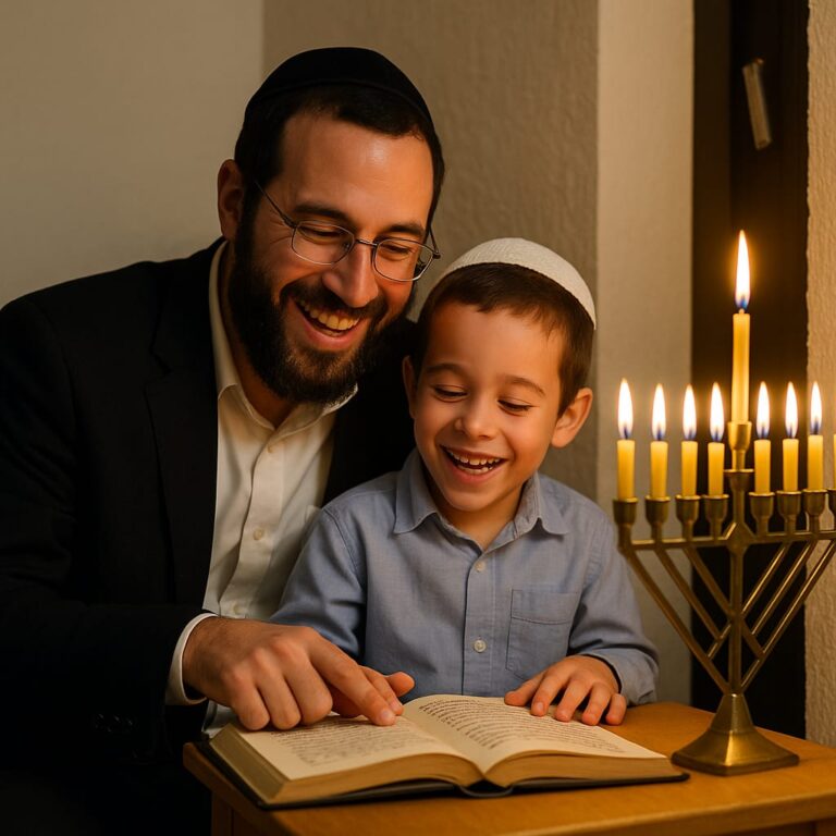 🕯️ כשהנר דולק – הקריאה נדלקת..