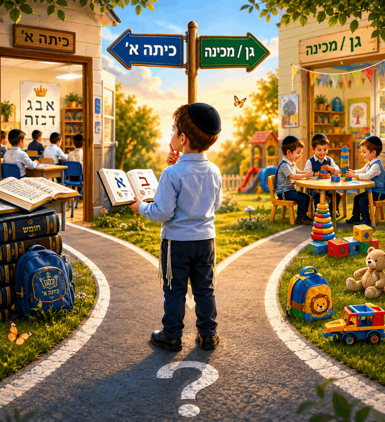 הילד לא קורא. להשאיר אותו עוד שנה בגן?